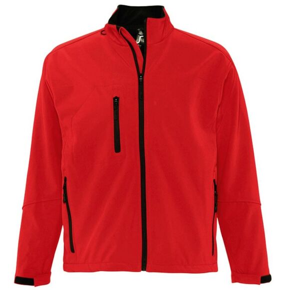 SOLS Mens Relax Soft Shell Jacket (Breathable Windproof And Water Resistant) /